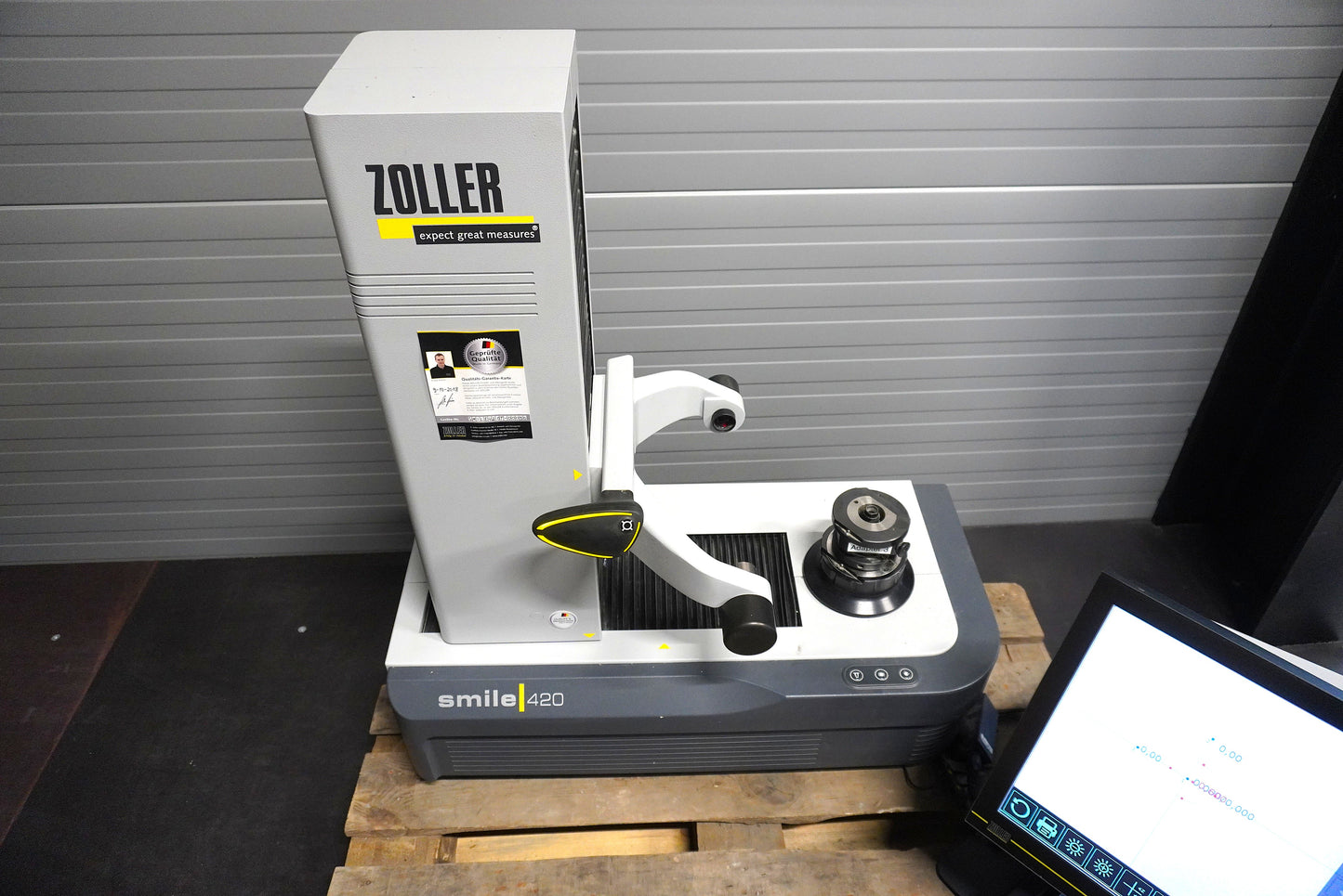 Zoller Smile 420T Werkzeug Voreinstellgerät aus 2018, HSK A63, HSK F63, SK40, SK50