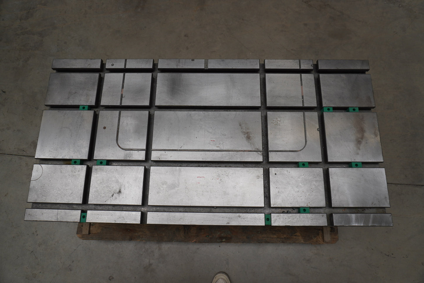 Guss Aufspannwürfel 1200x600x400 mm, massiv, T-Nuten