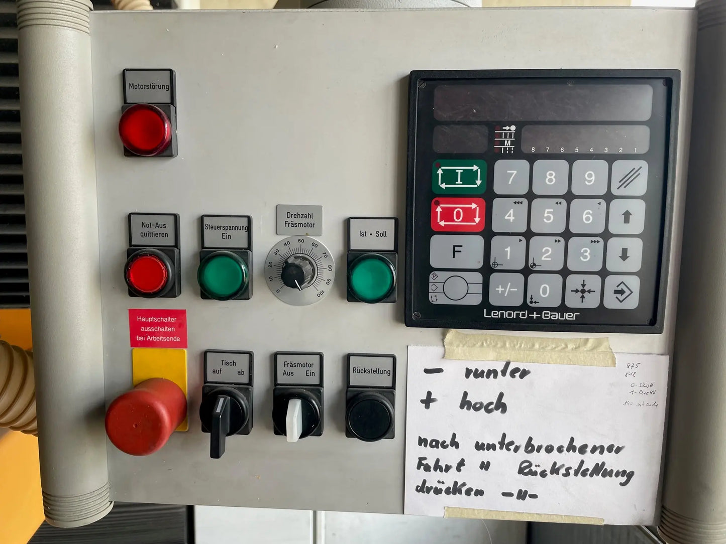 Styropor Oberfräsmaschine Bornemann BW 900 gebraucht