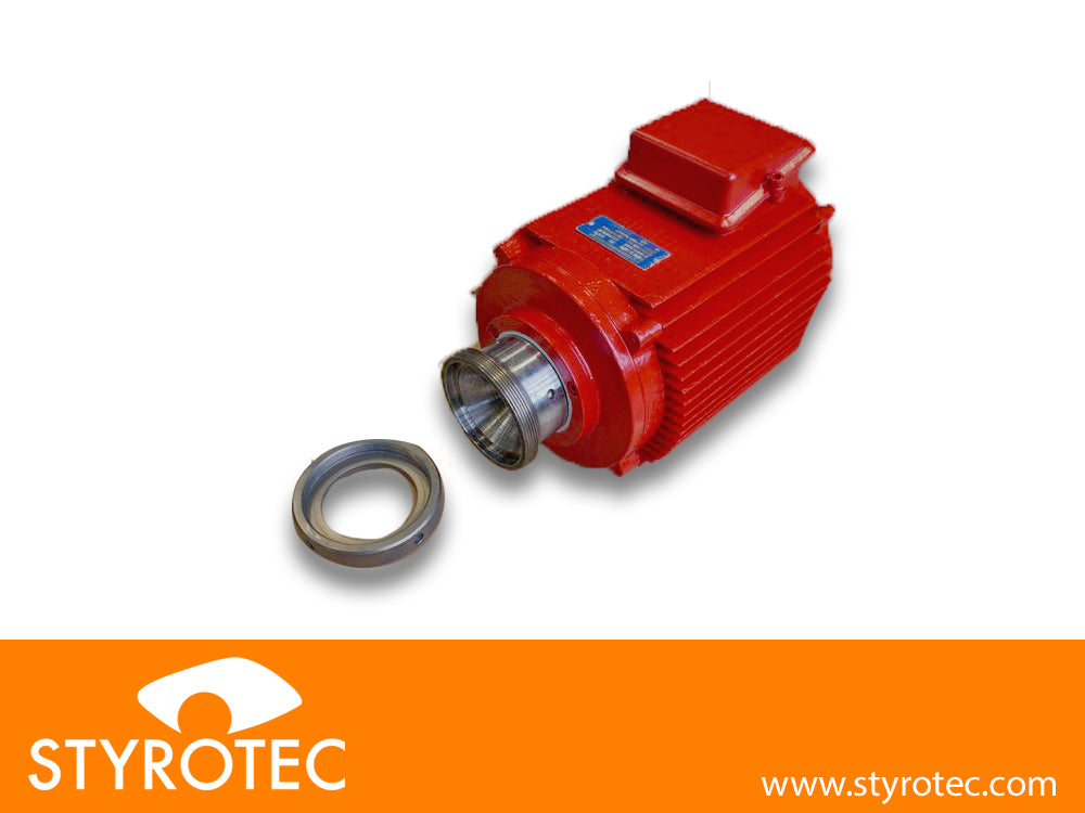 Styropor Hohlfrässpindeln Flansch 78/8mm überholt, Bornemann
