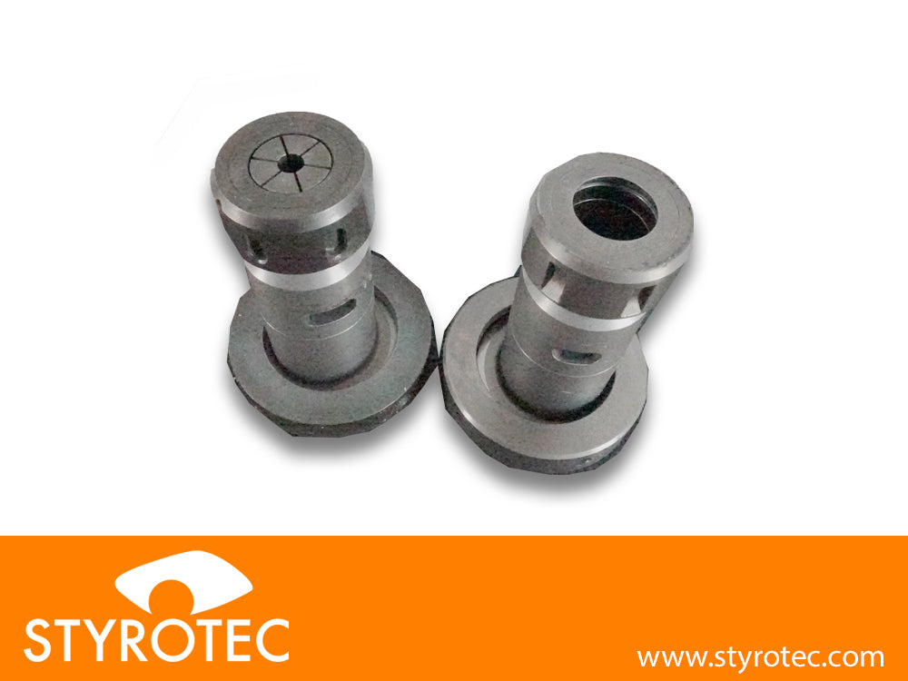Spannzangenaufnahme Adapter Flansch 78/8, Spannzangen OZ 25 und ER40, gebraucht