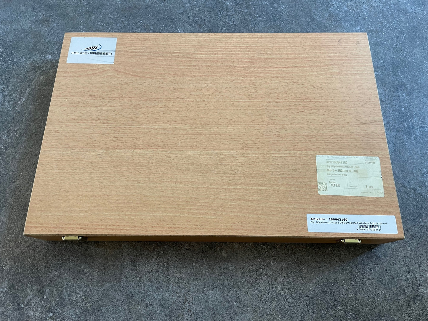 Bügelmessschrauben Satz digital, Helios Preisser 1866i, 0-100mm, neu