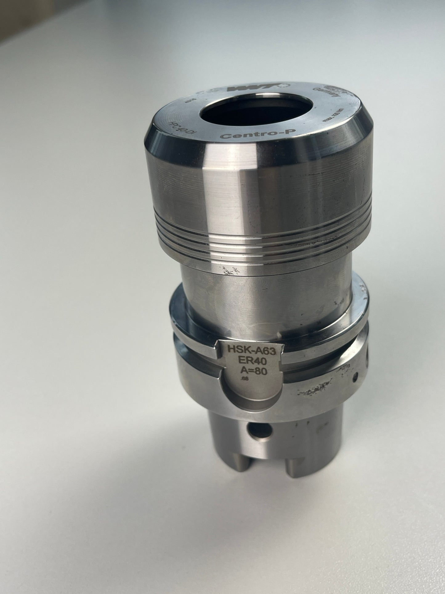 WNT Fahrion Spannzangenfutter CENTRO-P,ERP40 HSK 63A, L 80mm gebraucht #60278
