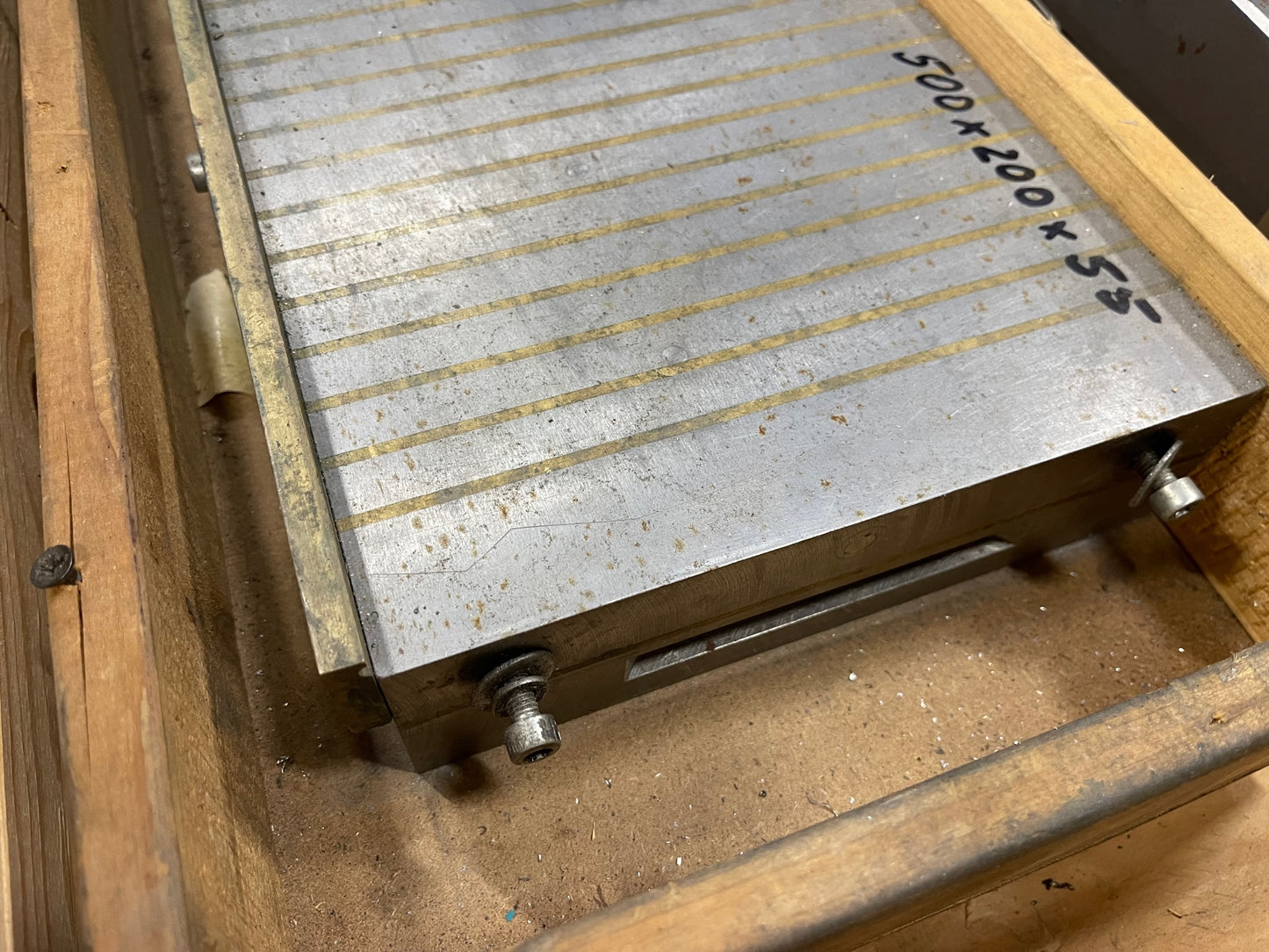 Magnet Aufspannplatte permanent, 500x200, gebraucht