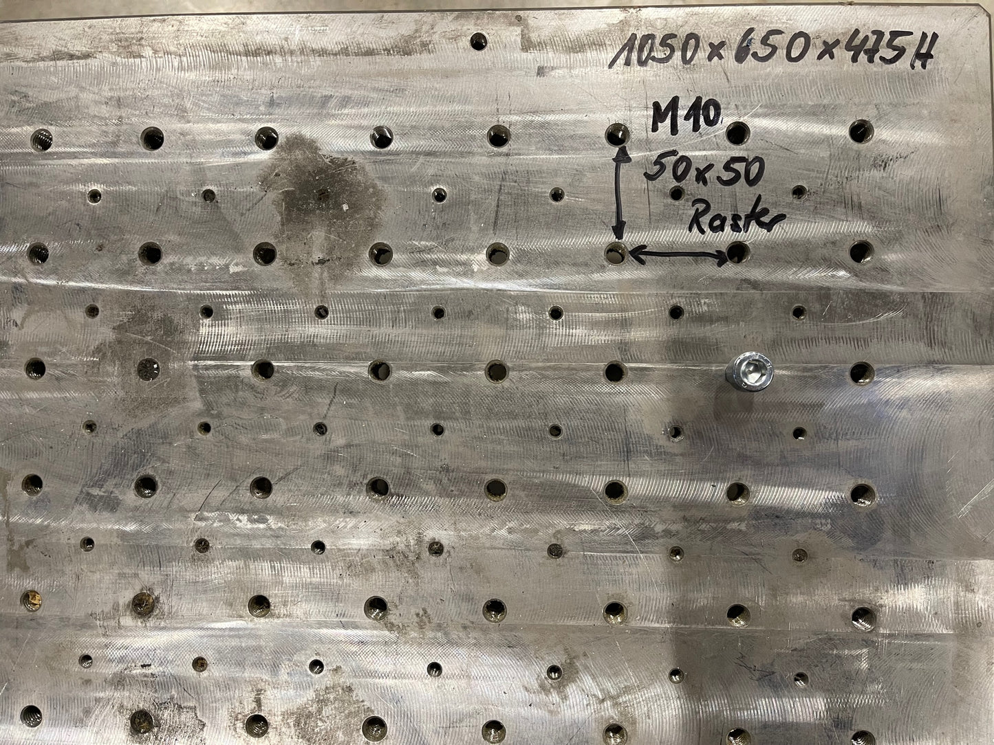 Nullpunkt Aufspanntisch 1050x650mm Schweisskonstruktion, gebraucht