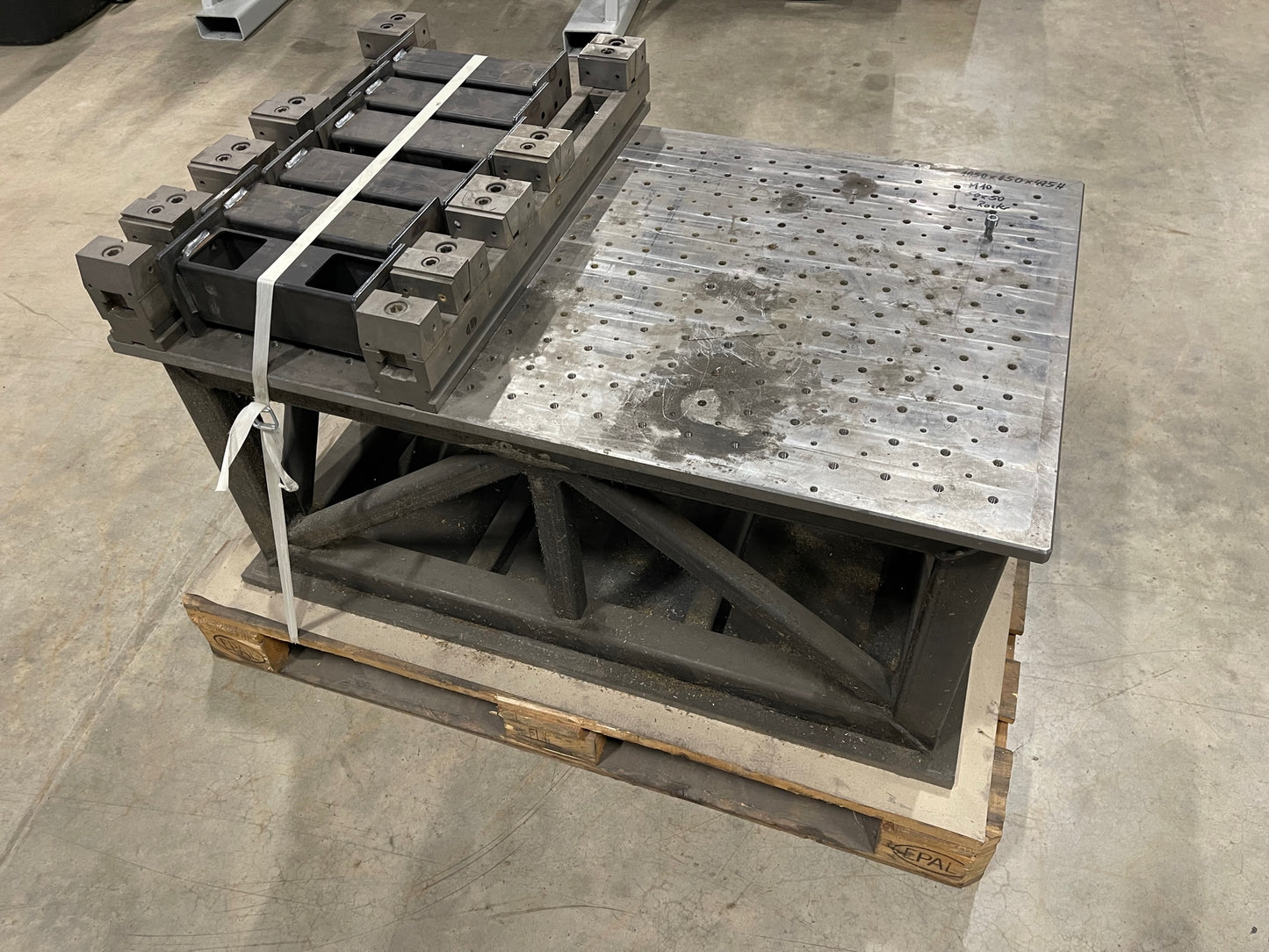 Nullpunkt Aufspanntisch 1050x650mm Schweisskonstruktion, gebraucht