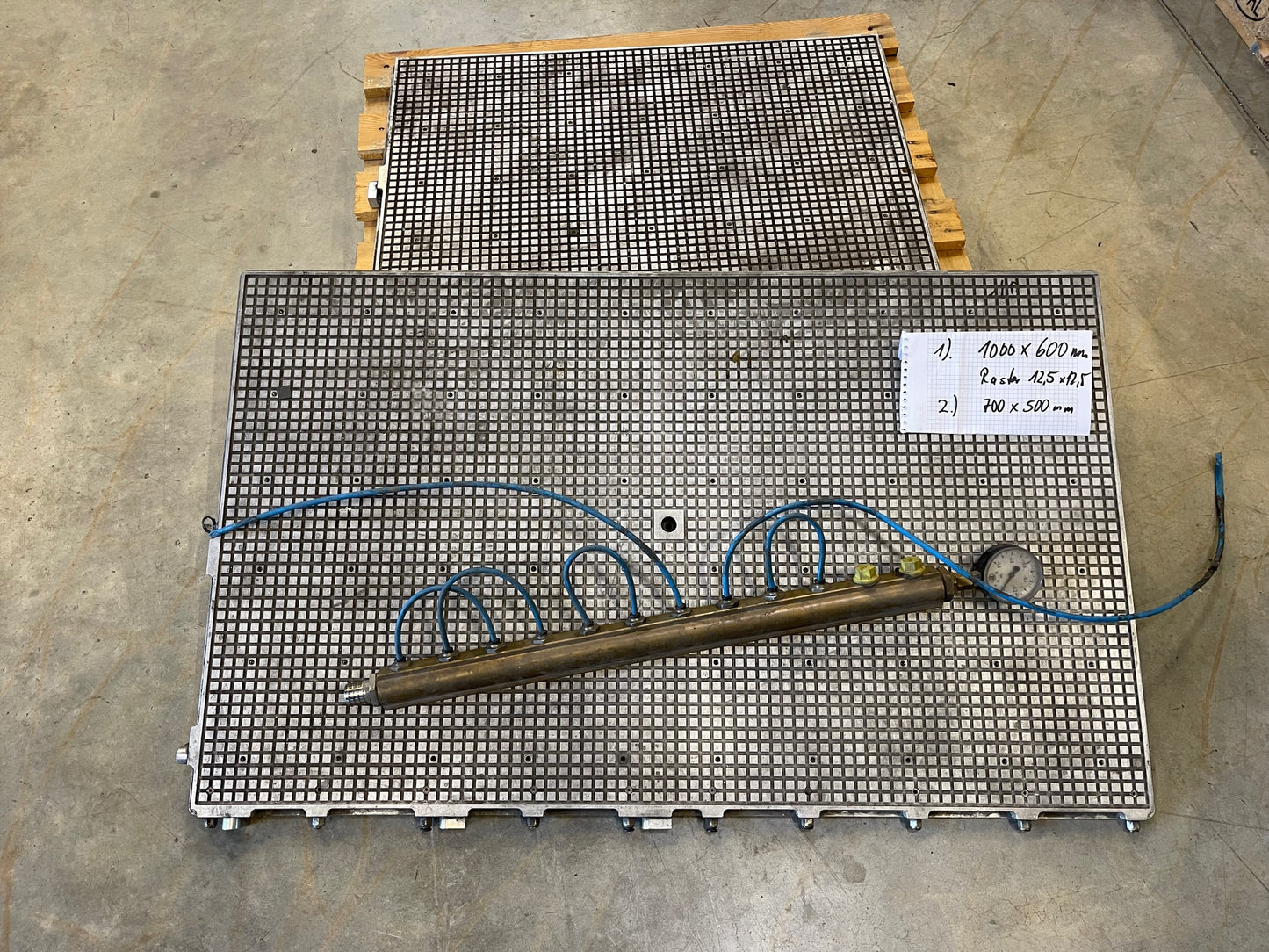 Vakuum Spannplatten gebraucht / vacuum clamping plate, used