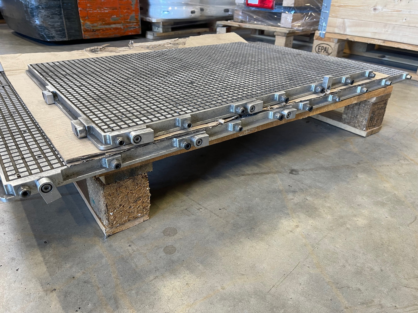 Vakuum Spannplatten gebraucht / vacuum clamping plate, used