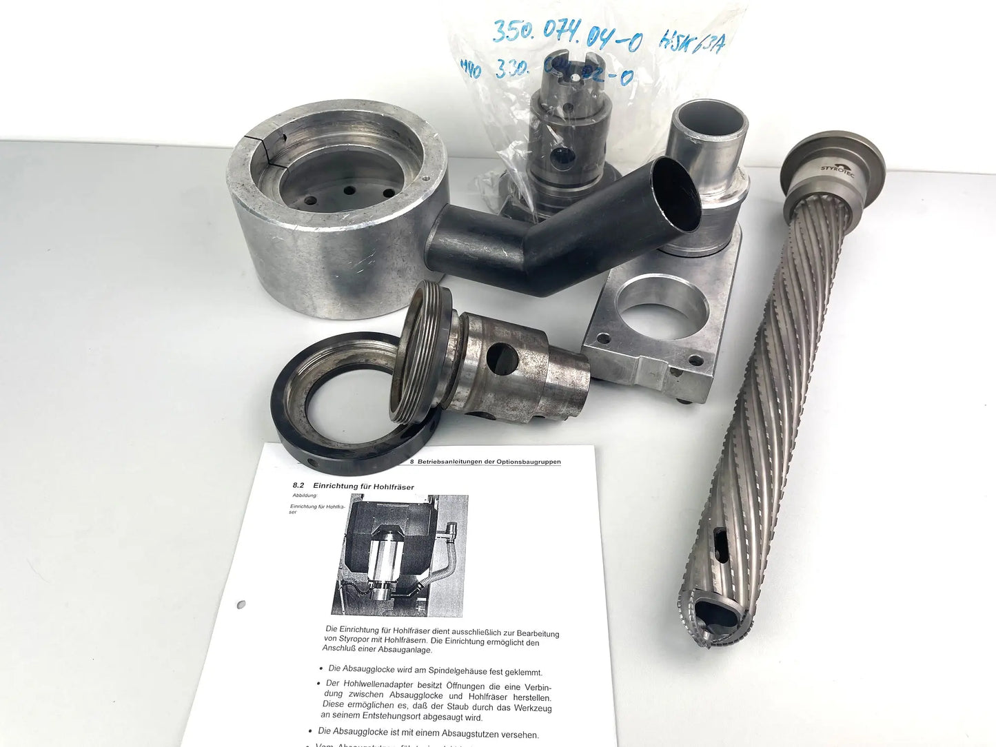 Styropor Absaugglocke für Zimmermann FZ 30 Fräsmaschine gebraucht