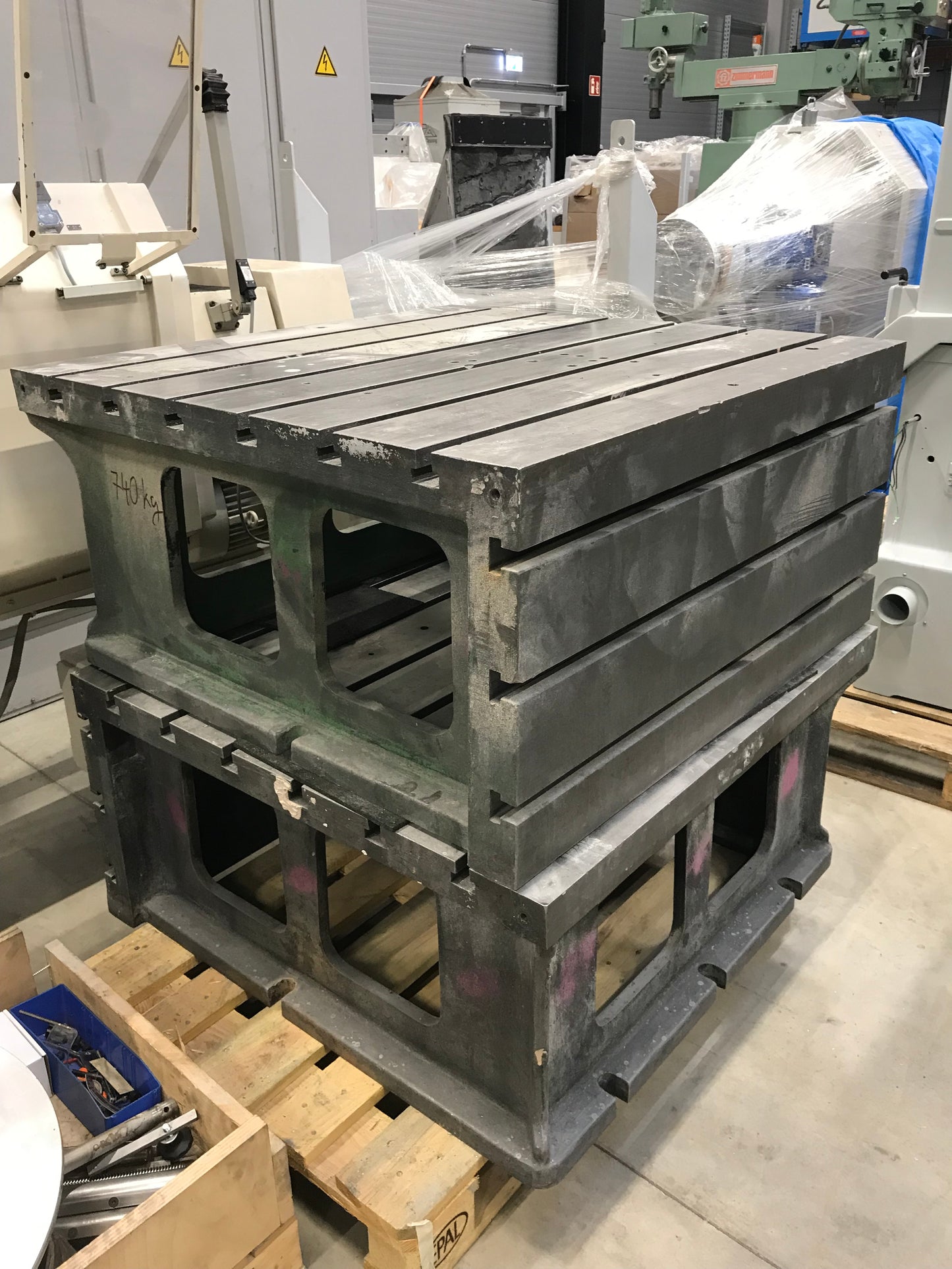 Aufspannwürfel 1000x750mm, massiv Guss gebraucht