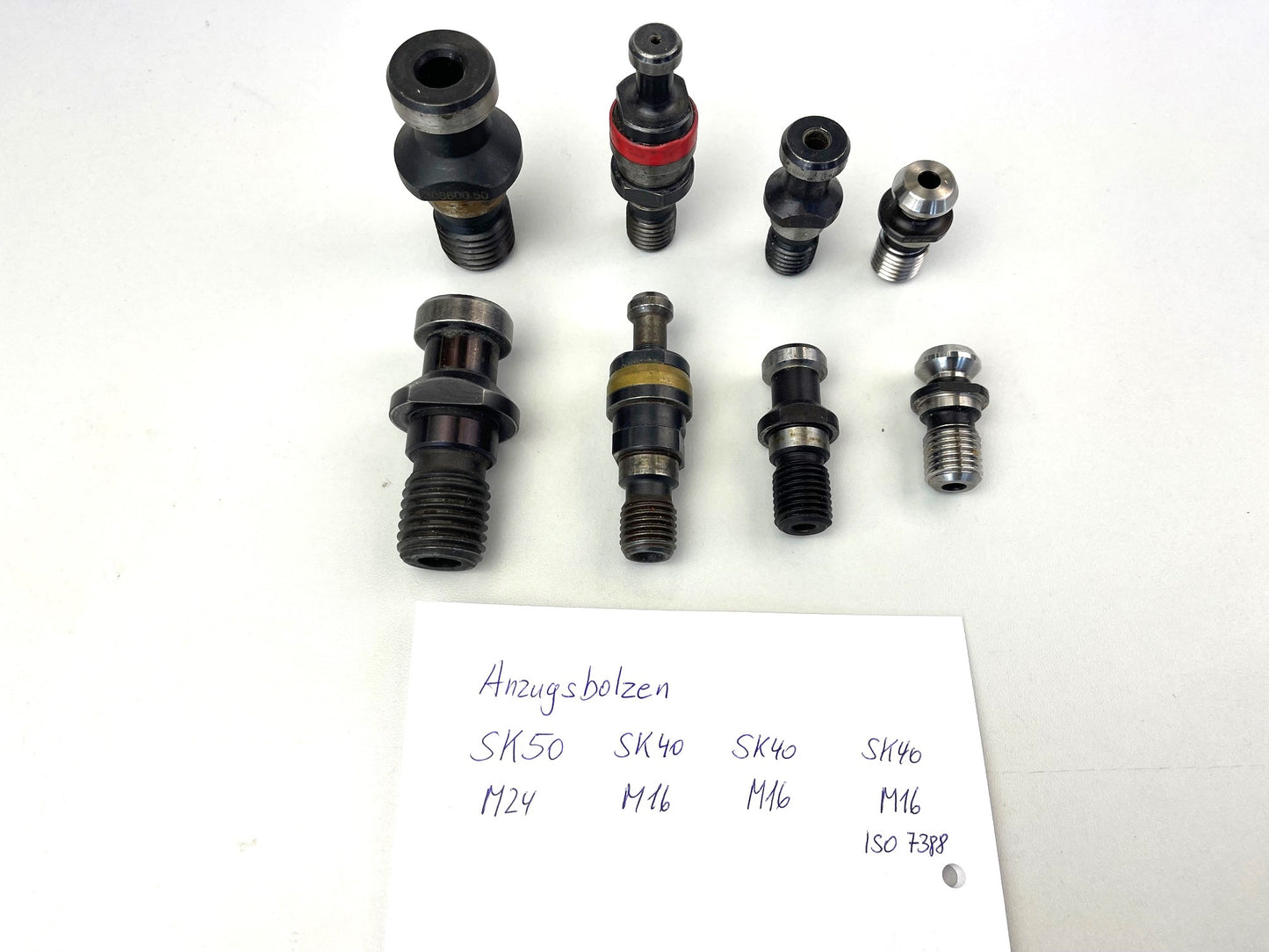 Anzugsbolzen SK 50, SK 40, Form A und andere