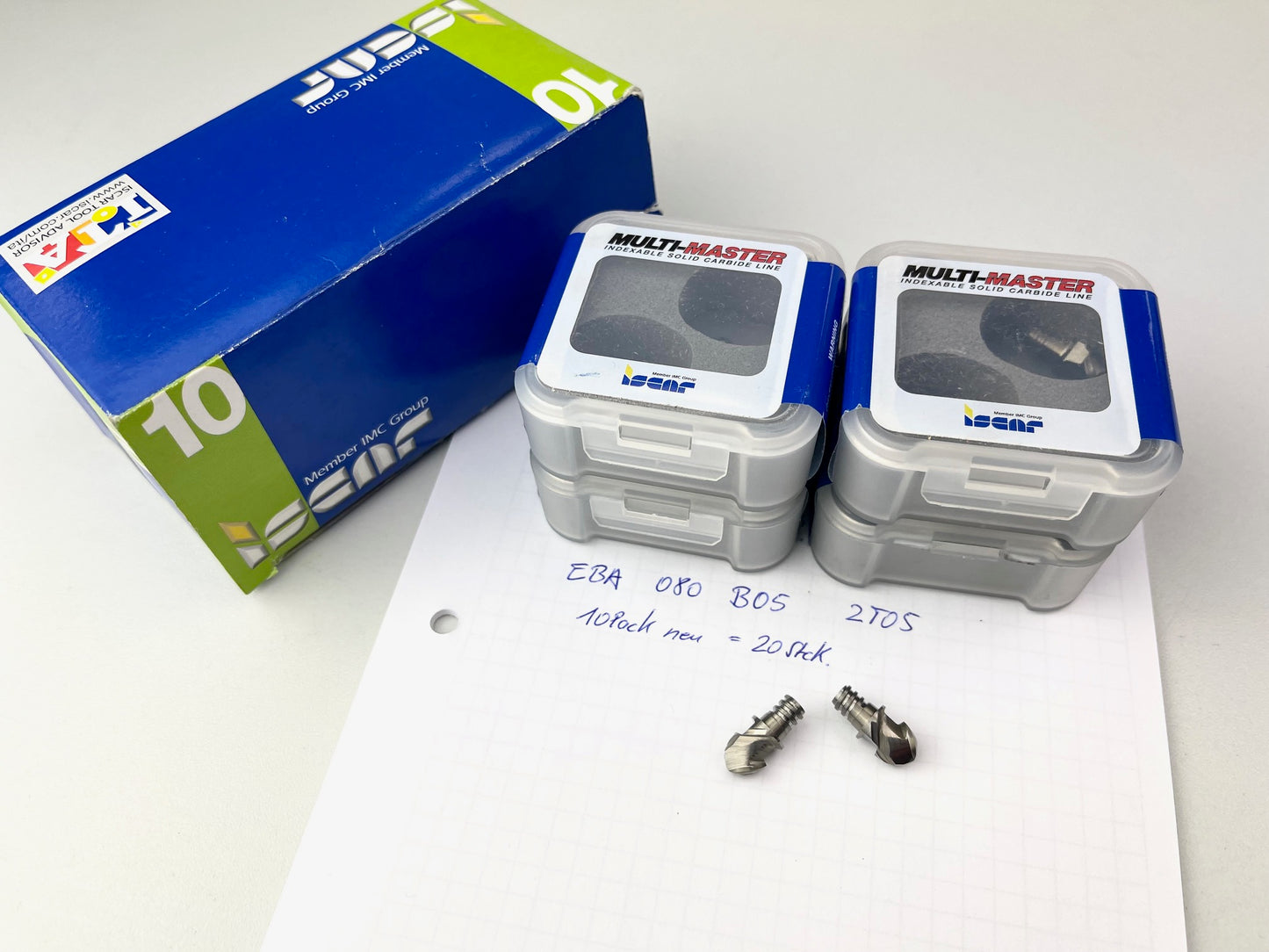 ISCAR Kugelfräsköpfe Ø 8mm für Aluminiumbearbeitung, T05, wechselbar