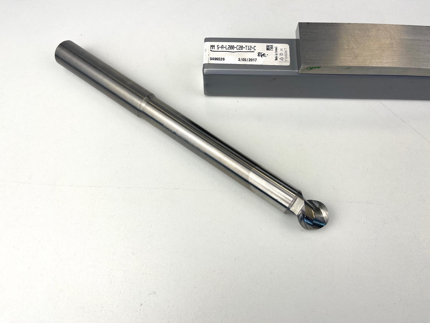 ISCAR zylindrischer Schaft für Wechselköpfe T12, L 200mm, DM 20mm, gebraucht