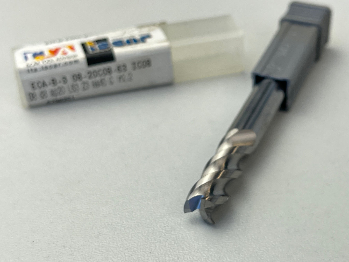 ISCAR Präzisions Vollhartmetall Schaftfräser Ø 8 mm R 0,2 für Aluminiumbearbeitung
