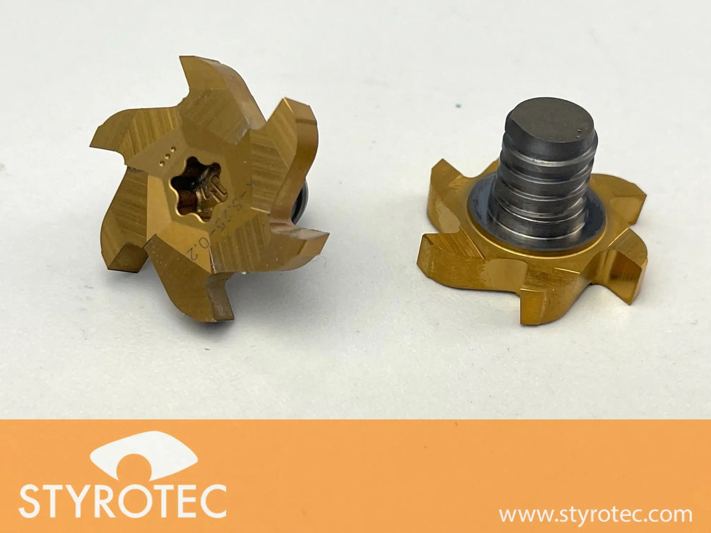 ISCAR Nuten Fräskopf Ø 27,7 mm, T10 Gewinde, pro Paar, gebraucht