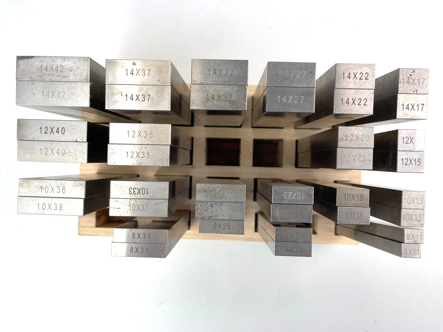 Parallel Unterlagensatz gebraucht, 150 mm, 19 Paare