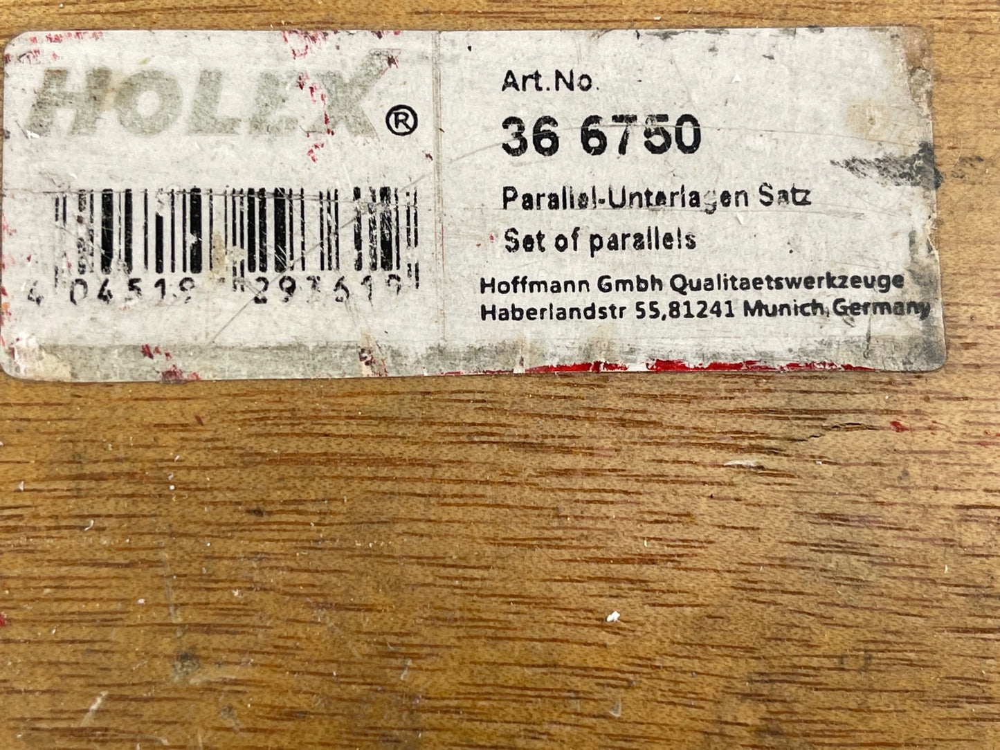 Parallelunterlagen Satz Holex, L 150 mm, Breite 10mm, 14 Paare, gebraucht
