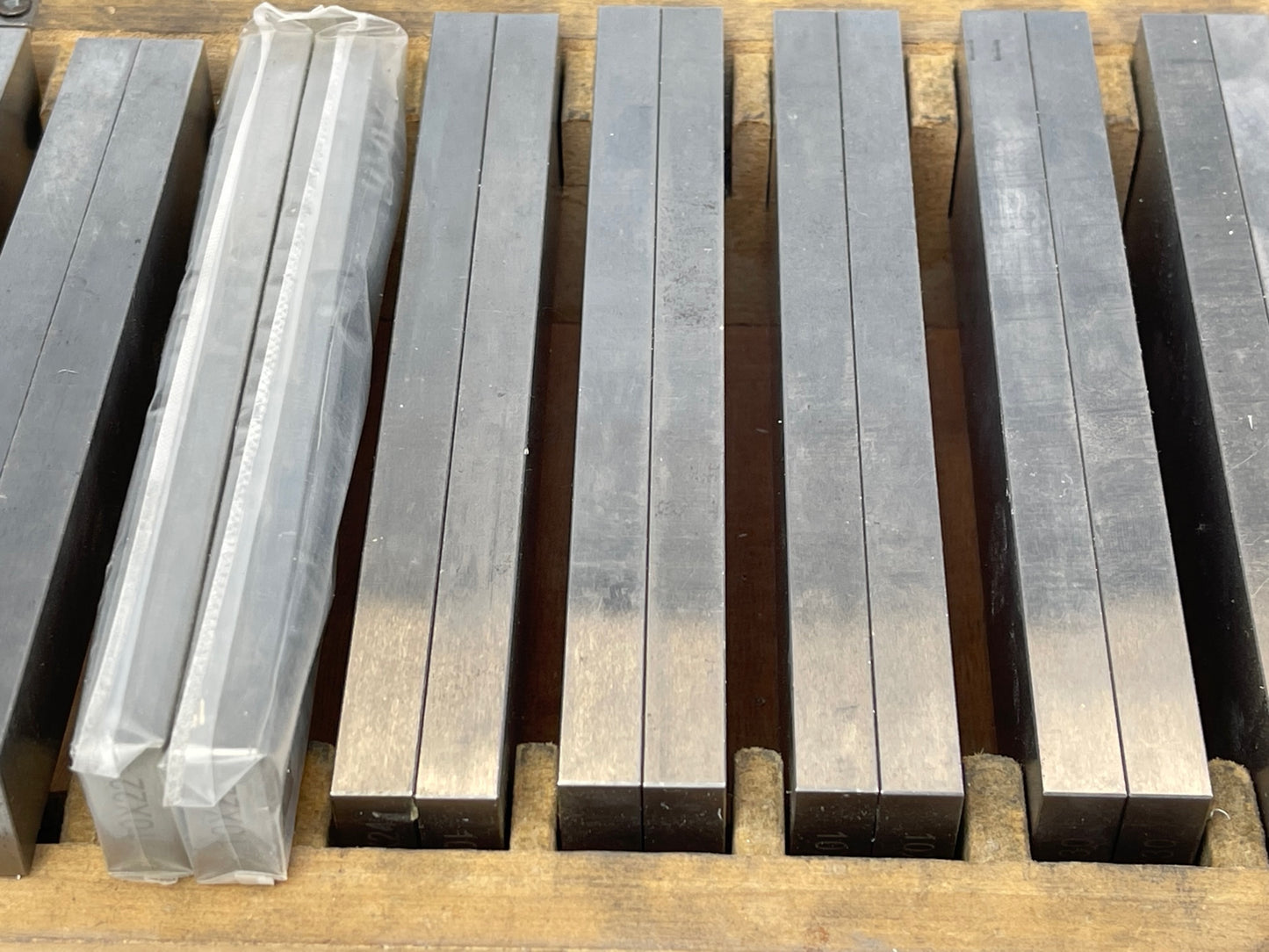 Parallelunterlagen Satz Holex, L 150 mm, Breite 10mm, 14 Paare, gebraucht