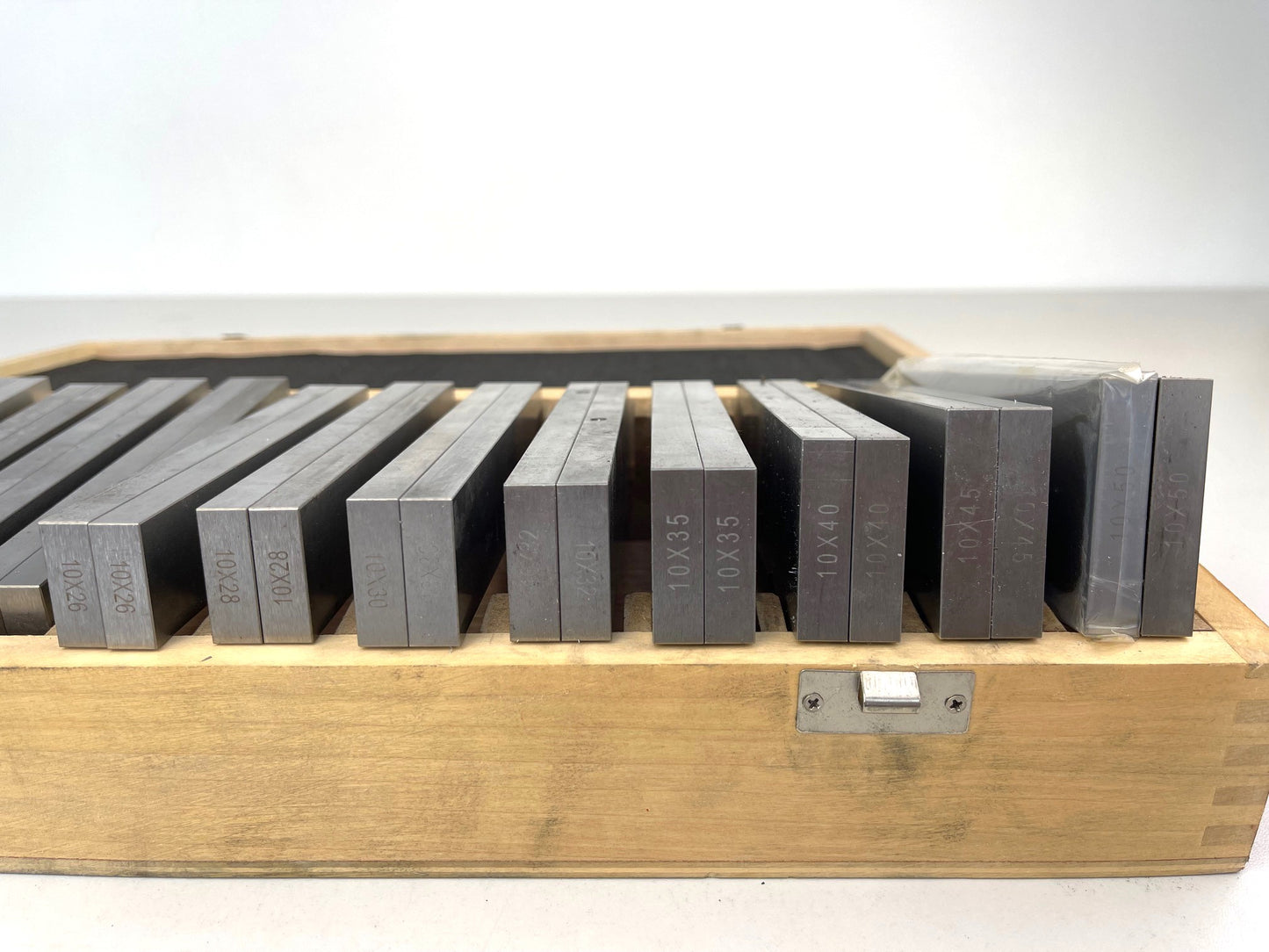 Parallelunterlagen Satz Holex, L 150 mm, Breite 10mm, 14 Paare, gebraucht