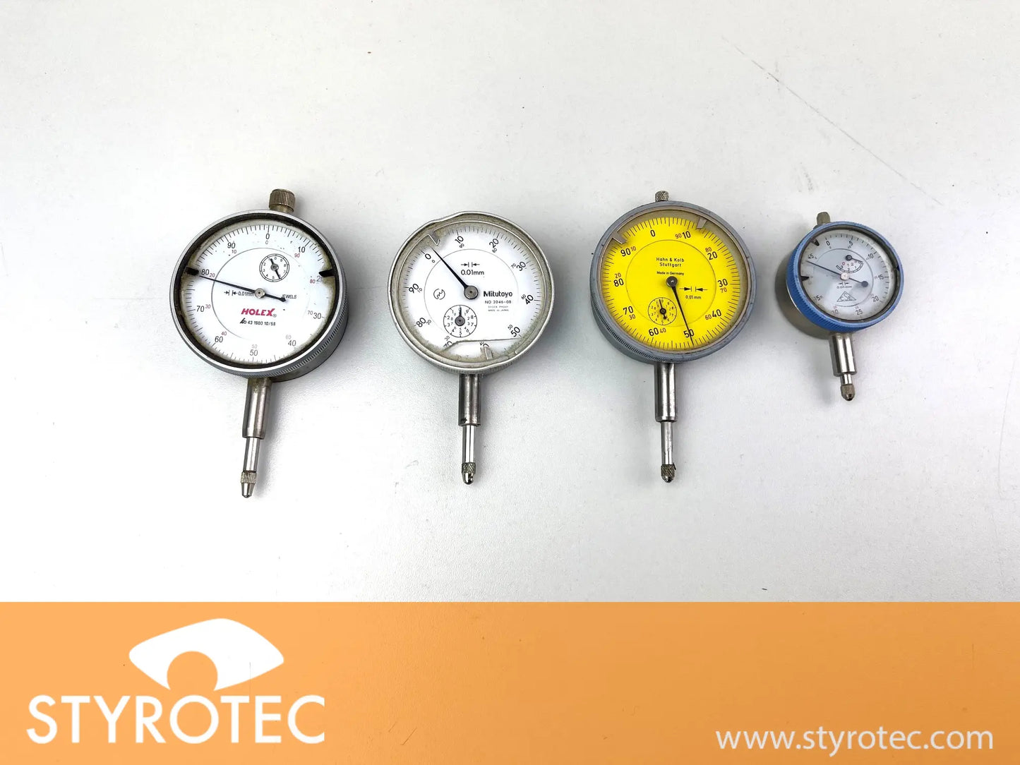 Messuhren gebraucht, 0,01 mm, Gehäuse Ø 58 und 36 mm