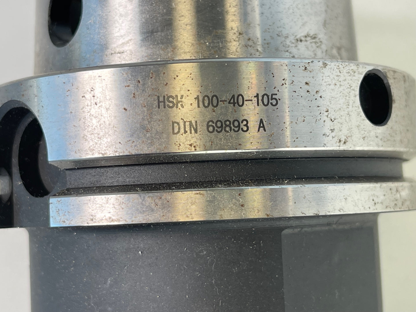 HSK 100A Tieflochbohrer Ø 50 mm, Wendeschneidplatten, Bohrtiefe ca. 400 mm, gebraucht