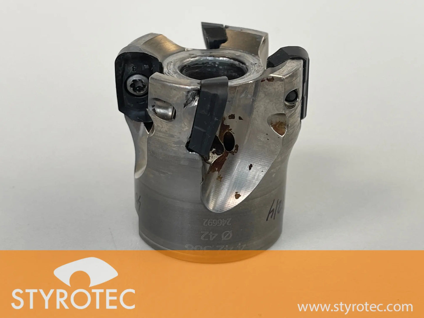 Tauch Planfräser für Aluminiumbearbeitung Ø 42 mm, Aufsteckfräser Pokolm 4 42 368 gebraucht