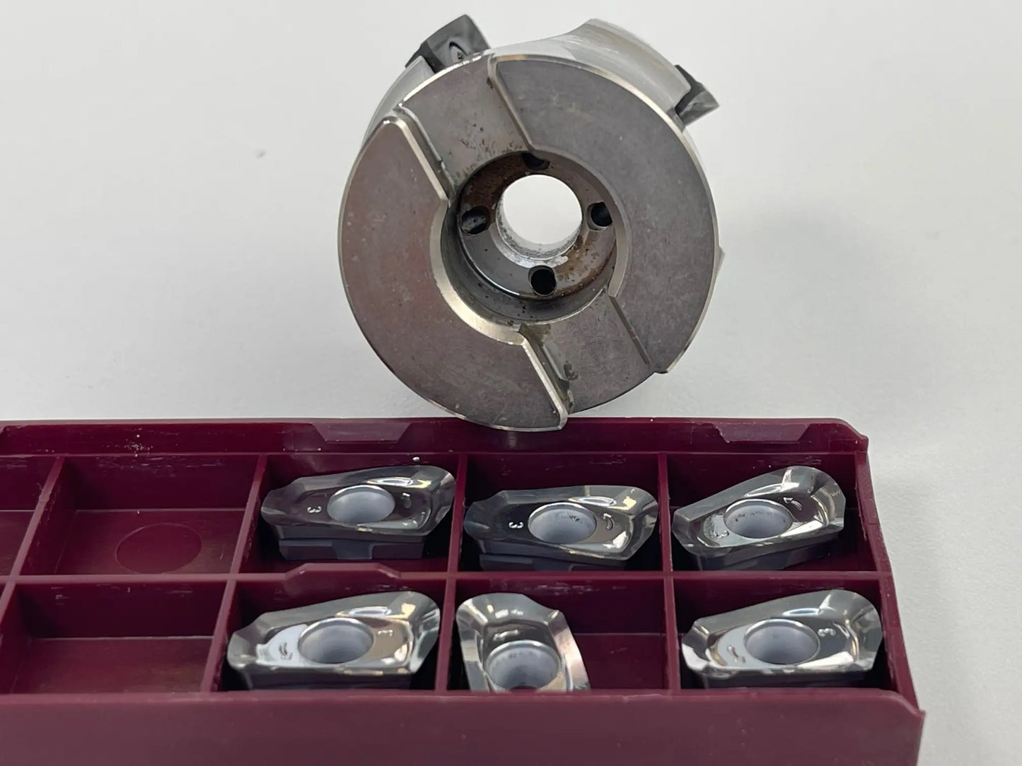 Tauch Planfräser für Aluminiumbearbeitung Ø 42 mm, Aufsteckfräser Pokolm 4 42 368 gebraucht