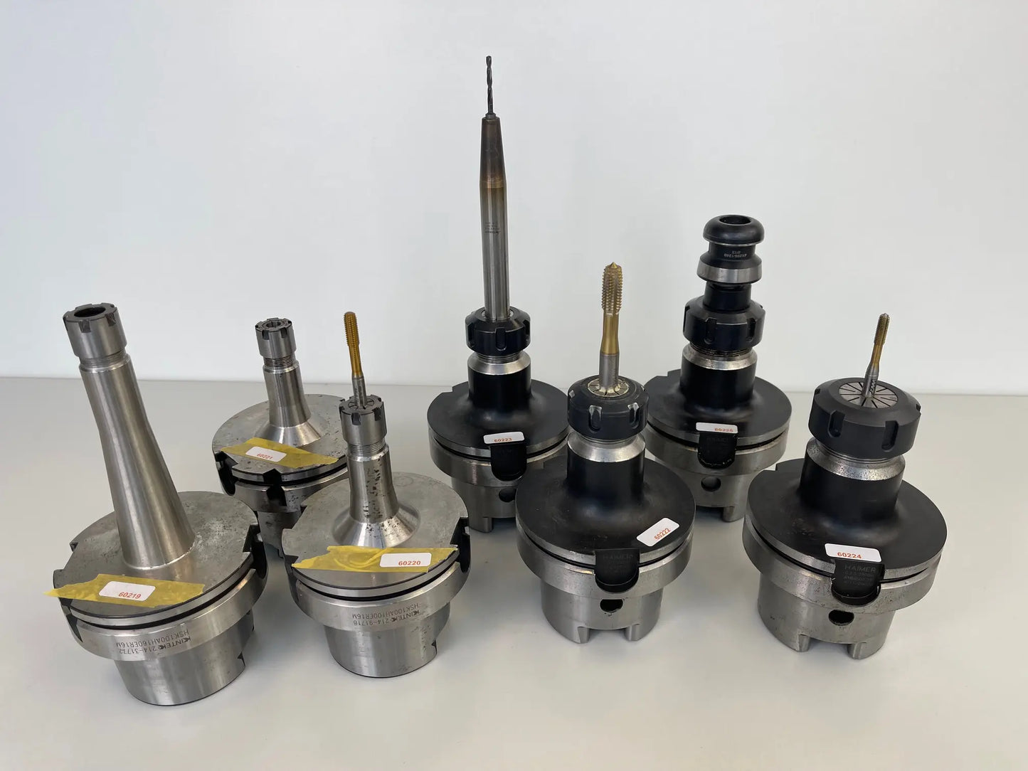 HSK 100A Spannzangenaufnahmen ER16 ER25 ER32 gebraucht, Haimer und Kintek