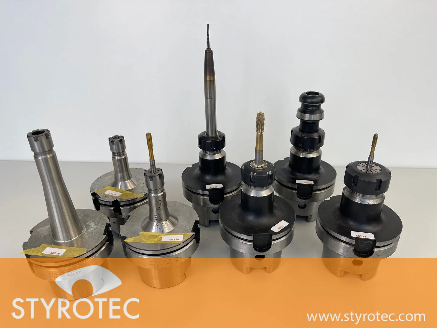 HSK 100A Spannzangenaufnahmen ER16 ER25 ER32 gebraucht, Haimer und Kintek