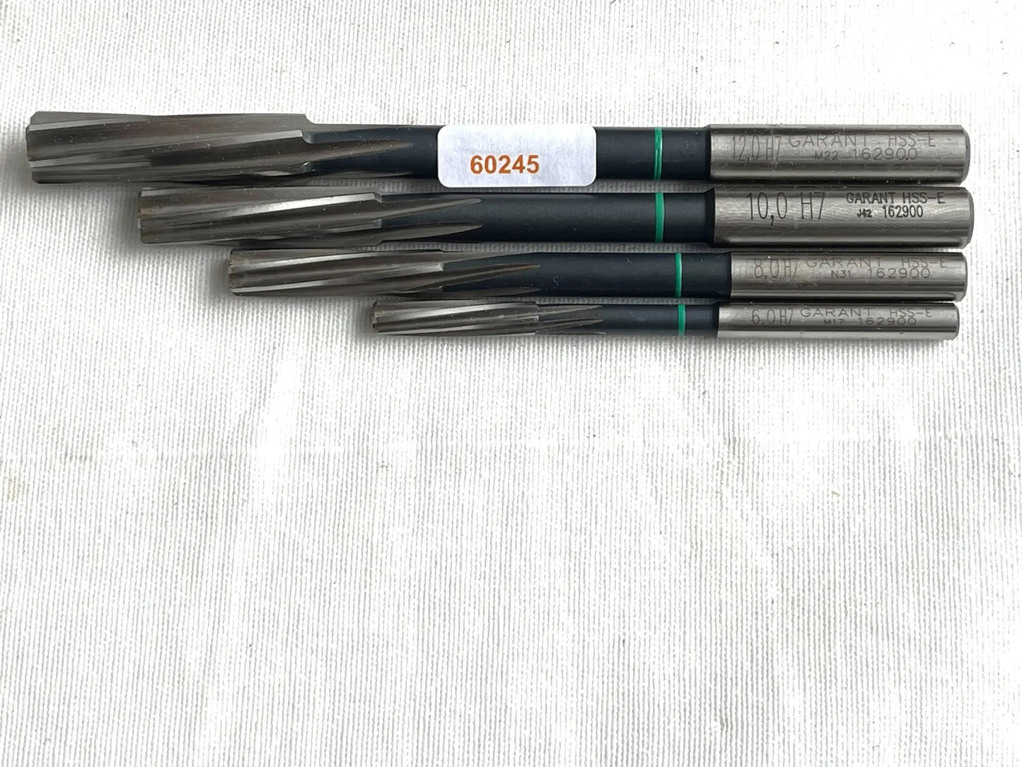 NC Reibahle H7 DM Ø 6 8 10 12 15 mm, Garant 162900 gebraucht, # 60245