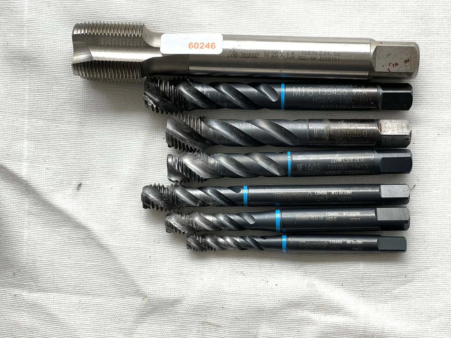 Gewindebohrer für Maschinen, vaporisiert, Garant 135450 M 8 10 12 14 16 # 60246