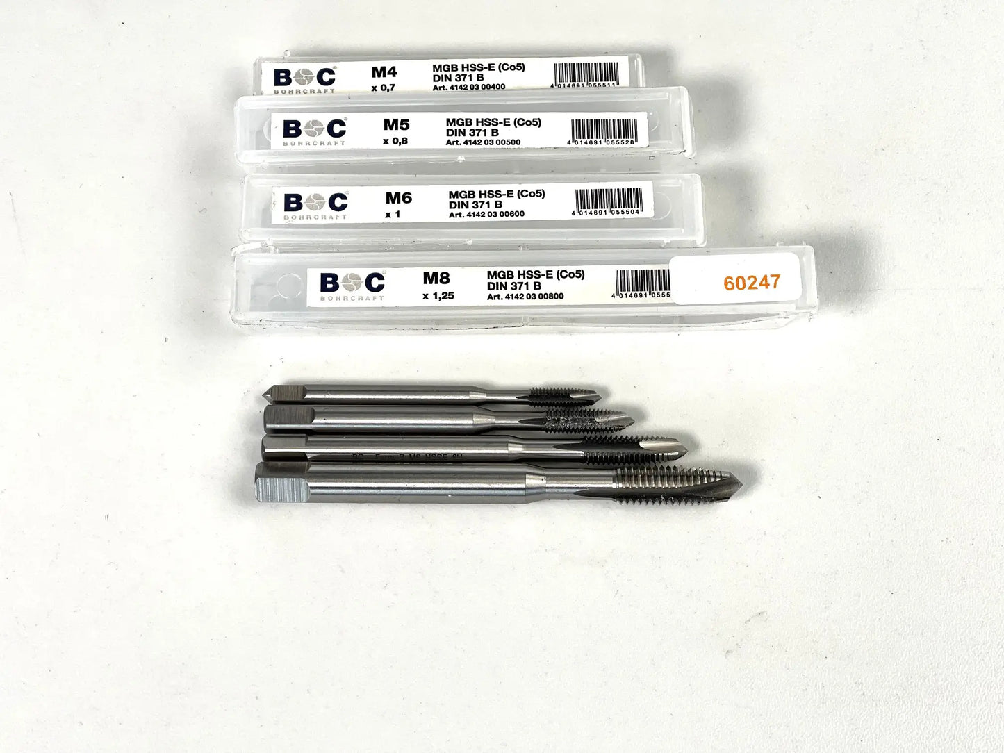 Gewindeschneider Bohrer M4 M5 M6 M8 Konvolut gebraucht 60247