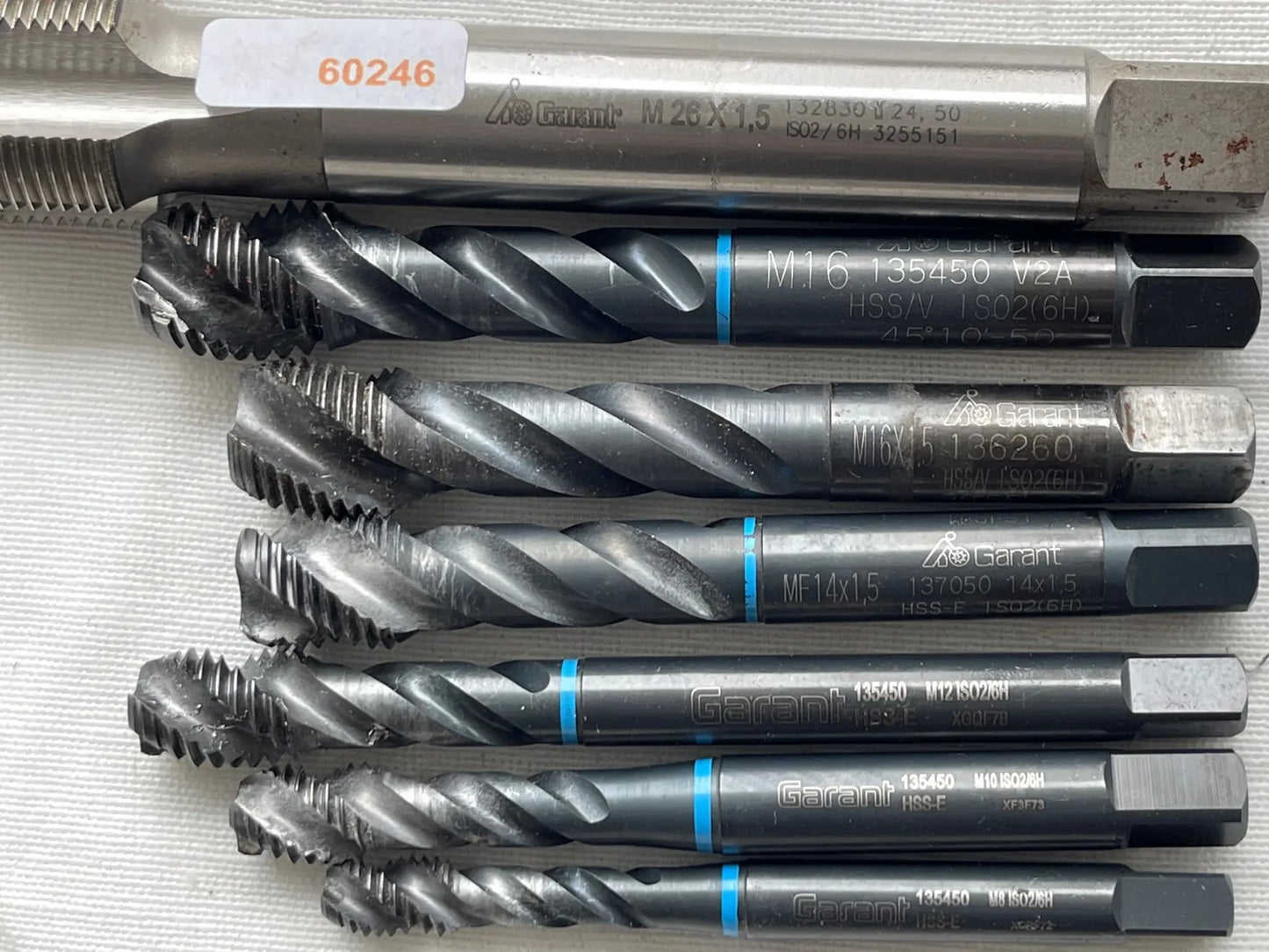 Gewindebohrer für Maschinen, vaporisiert, Garant 135450 M 8 10 12 14 16 # 60246
