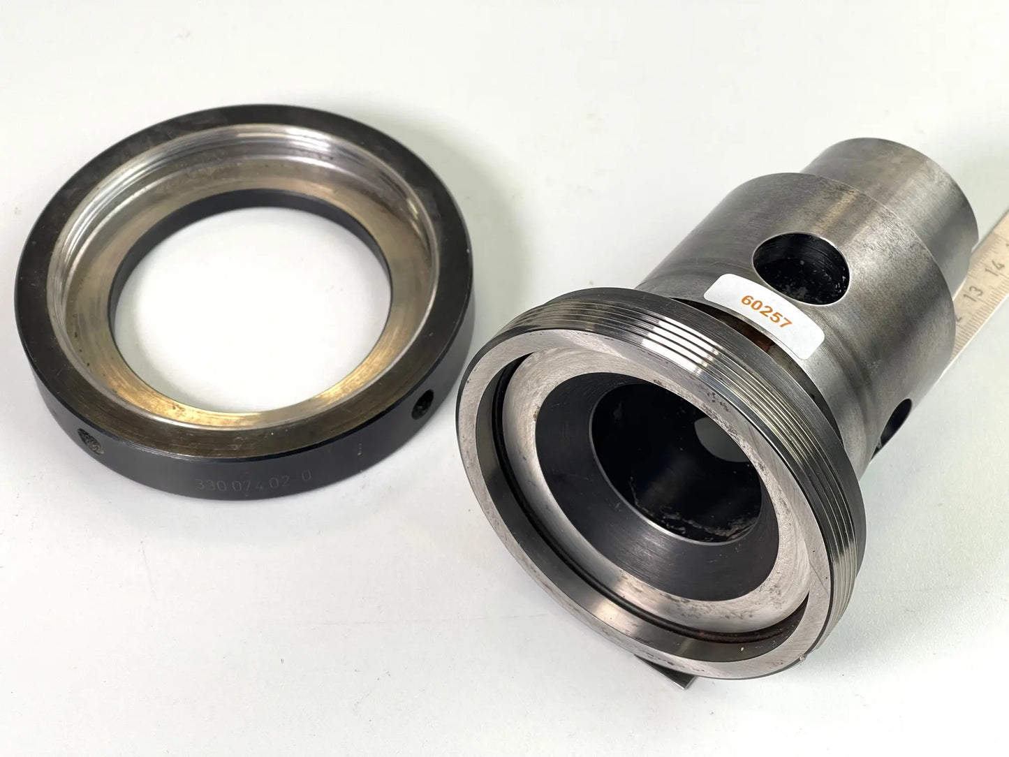 HSK 63A Adapter für Styropor Hohlfräswerkzeuge, original Zimmermann, gebraucht