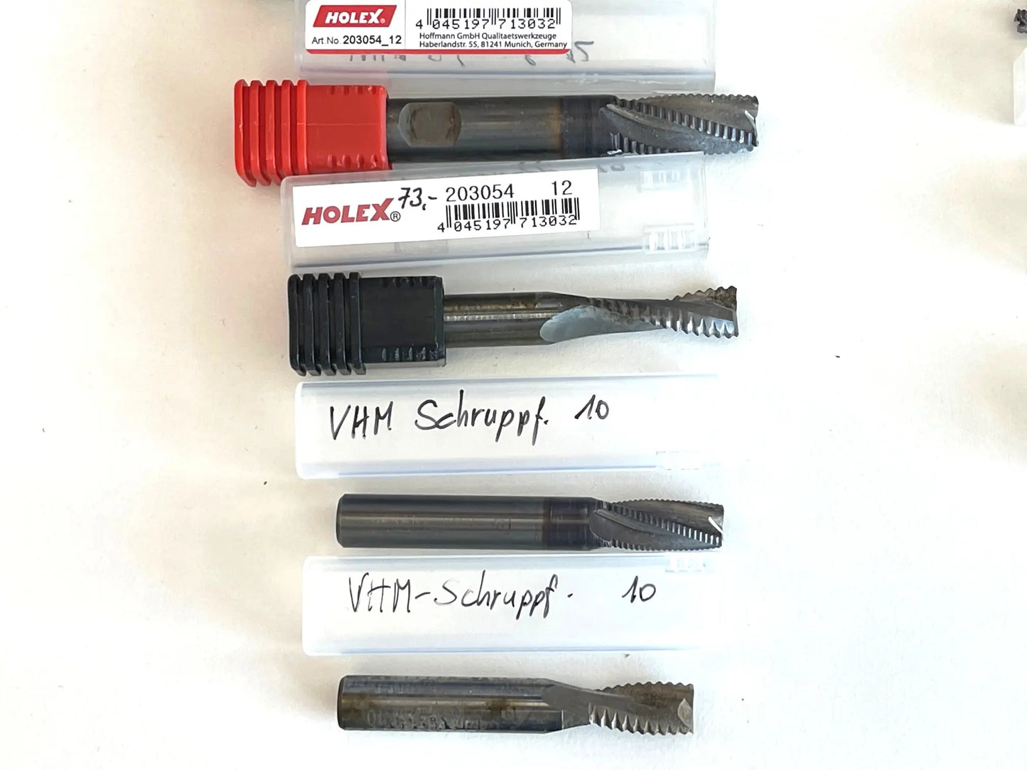 Schaftfräser VHM Schruppfräser Konvolut Ø 3,5 - 16 mm gebraucht #60261