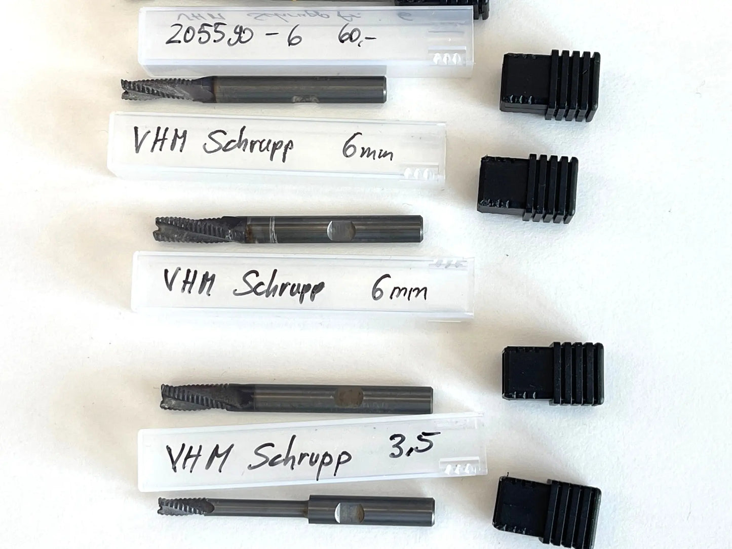 Schaftfräser VHM Schruppfräser Konvolut Ø 3,5 - 16 mm gebraucht #60261