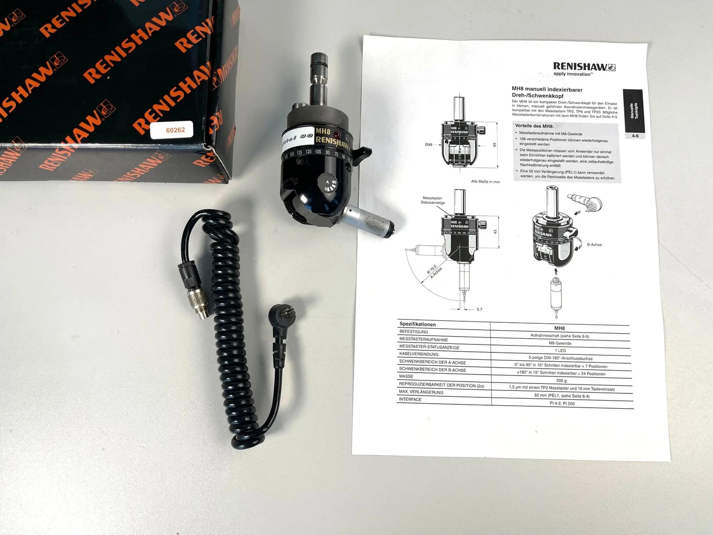 Renishaw MH8 Dreh Schwenkkopf gebraucht #60262