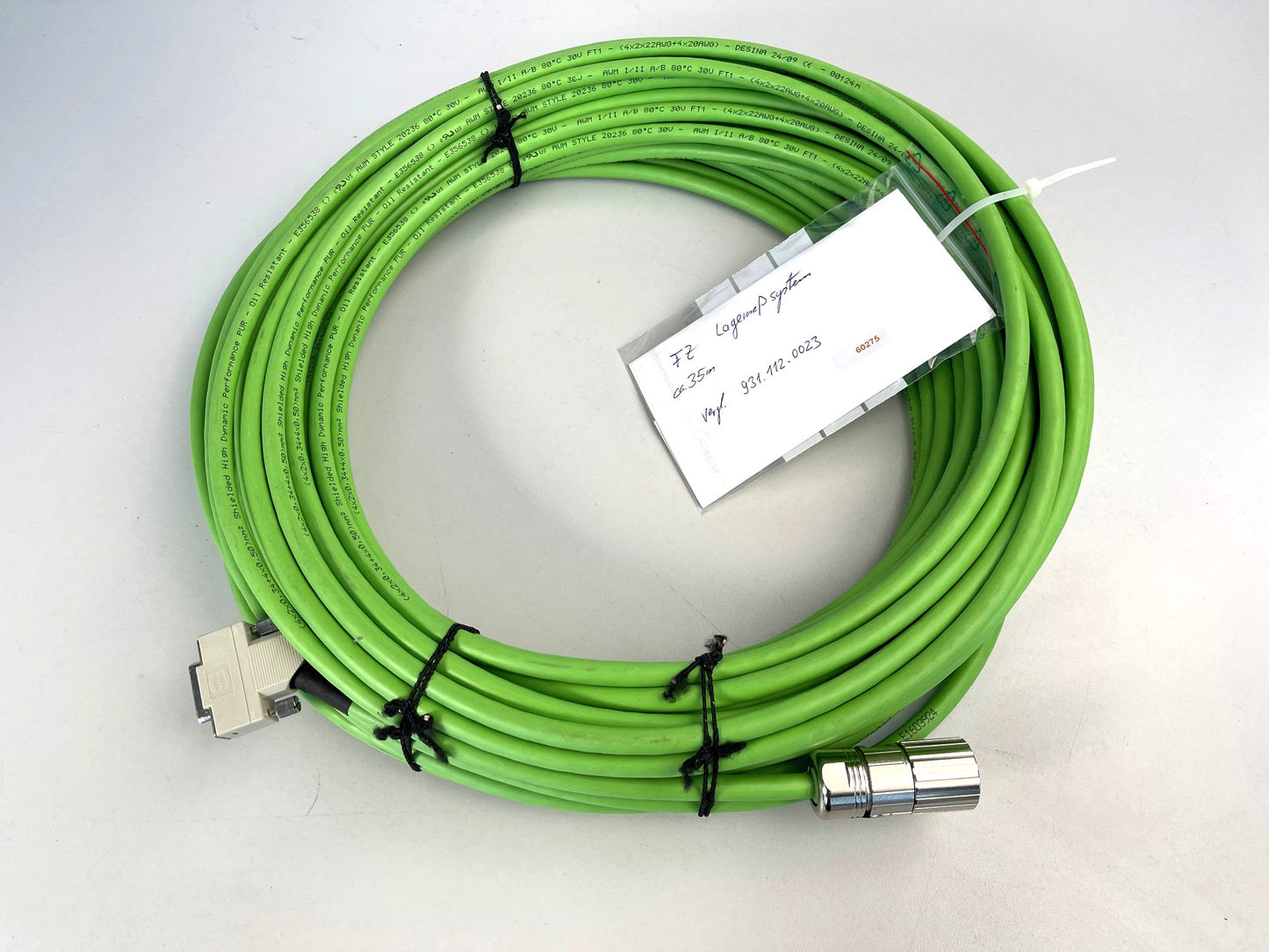 Zimmermann FZ 32, 33, 37 etc. Kabel Siemens Längenmesssystem 35 m, neu