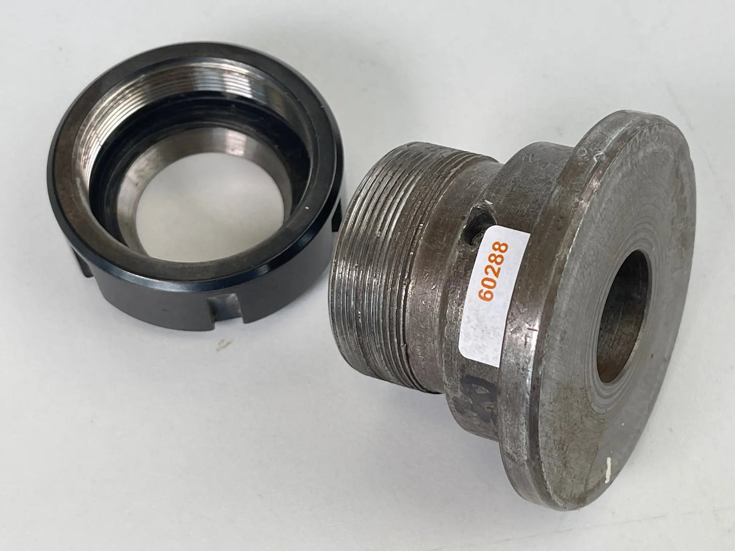 Spannzangenaufnahme Adapter Flansch 78/8, Spannzangen OZ 25 und ER40, gebraucht