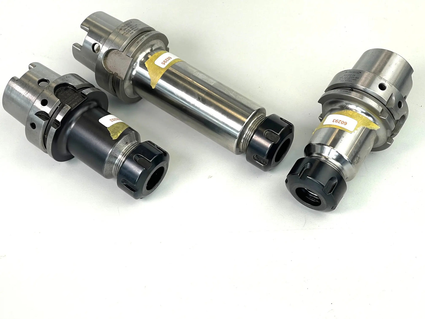Spannzangenfutter ER 25 HSK 63A, L 75 L 100 und L 160, gebraucht, Garant u Haimer