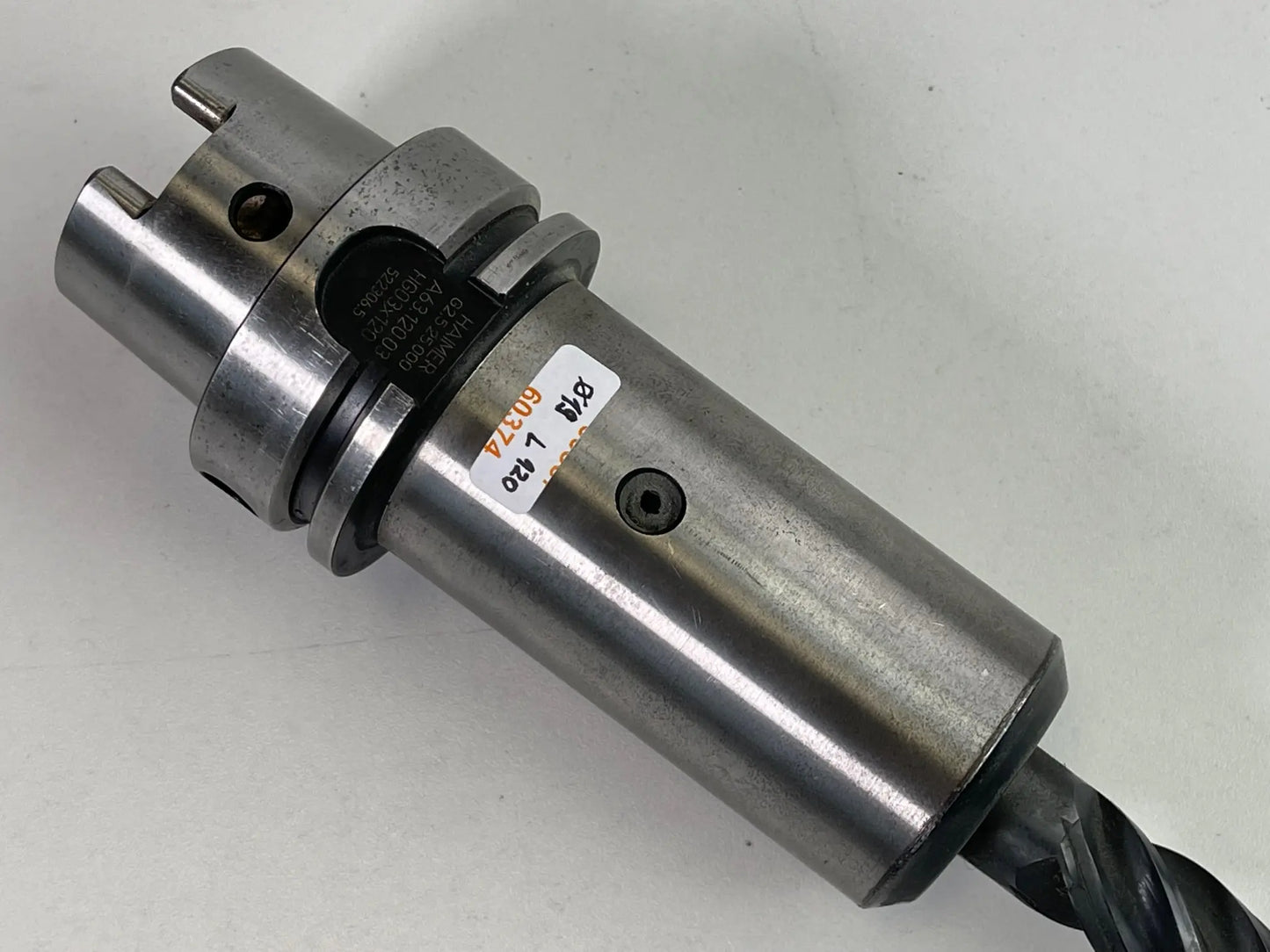 Hochgenauigkeits Spann Futter Haimer HG L 120 HSK 63A gebraucht Ø 6, 8, 19 mm