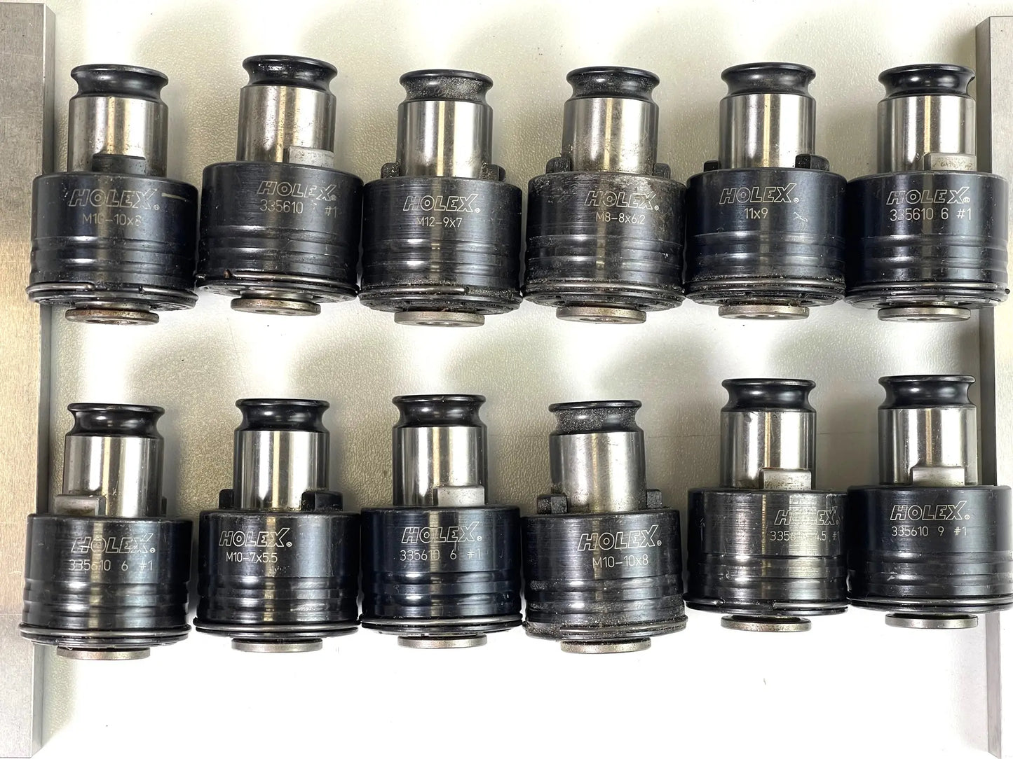 Gewinde schneiden Schnellwechsel Einsätze Ø19 mm M3-12, Holex 335610