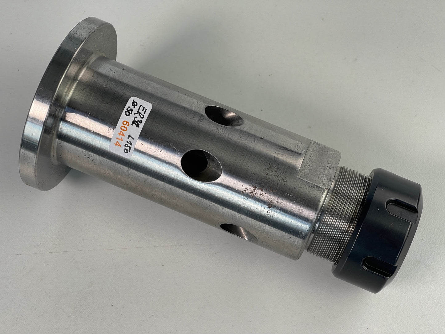 Spannzangenaufnahme Adapter Flansch 78/8, Spannzangen OZ 25 und ER40, gebraucht