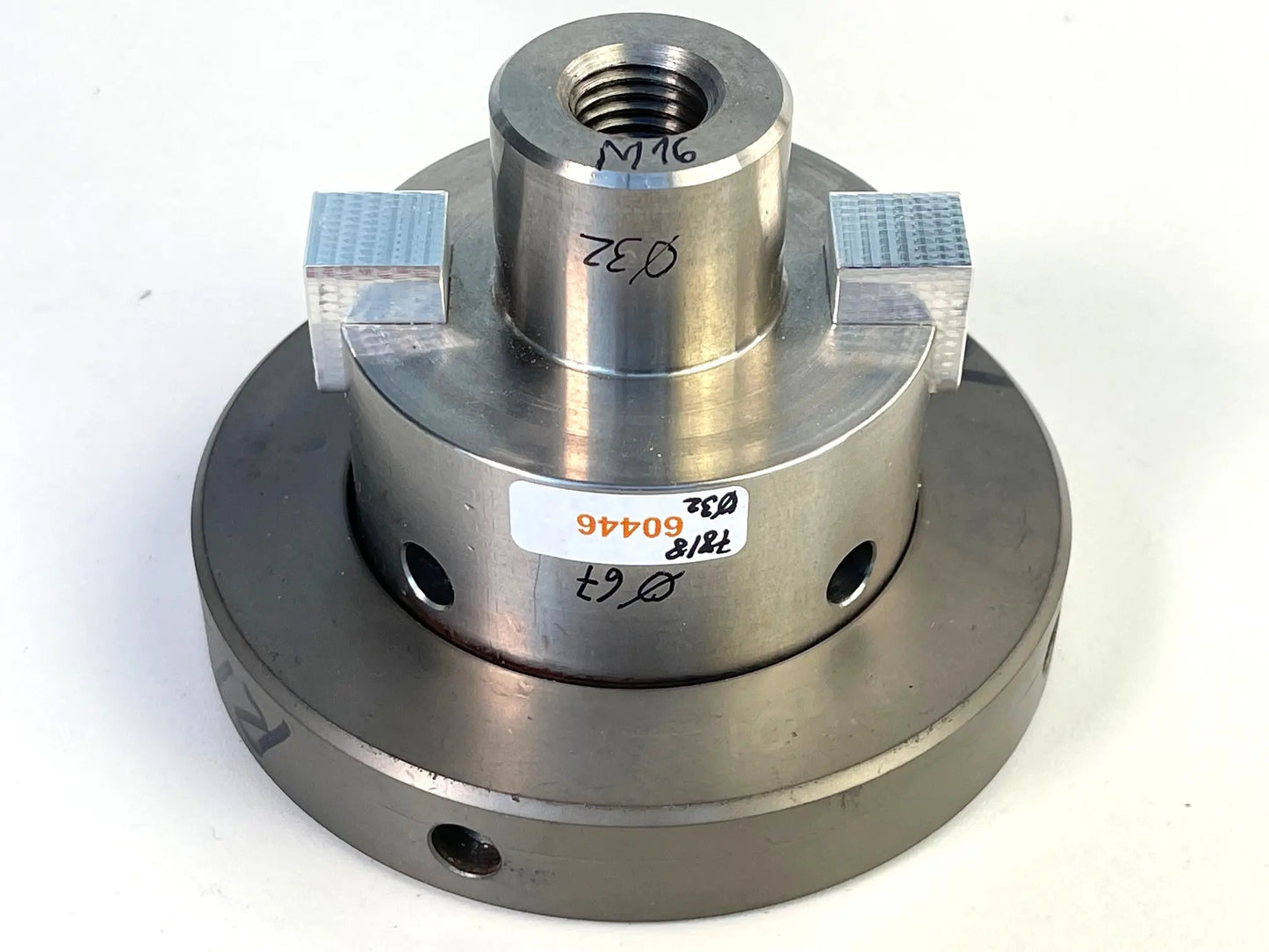 Aufsteckdorn Adapter Flansch 78/8 mm Dorn Ø 32 mm gebraucht 60446