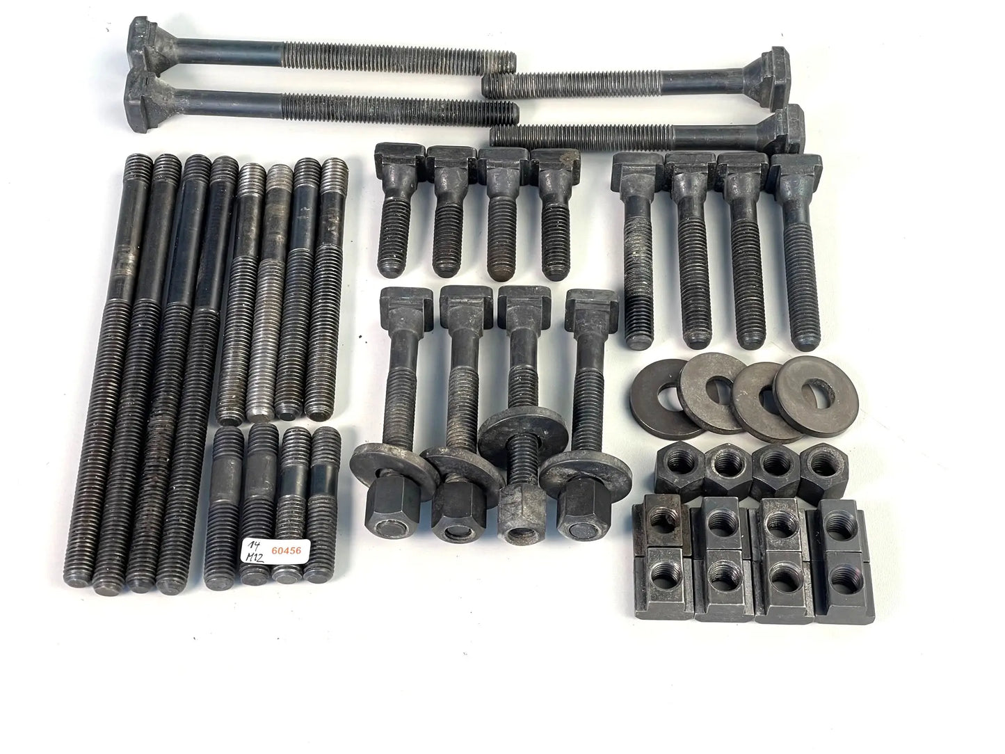 Spannschraubensatz T-Nuten 14/M12 amf, gebraucht 60456