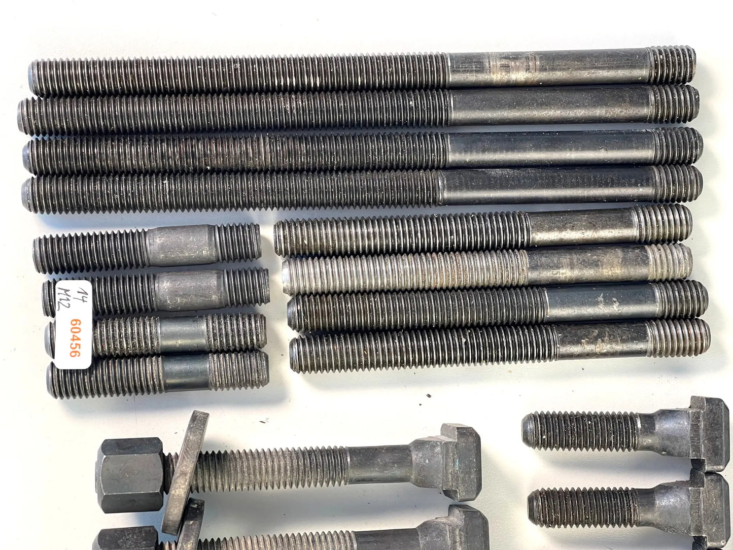 Spannschraubensatz T-Nuten 14/M12 amf, gebraucht 60456