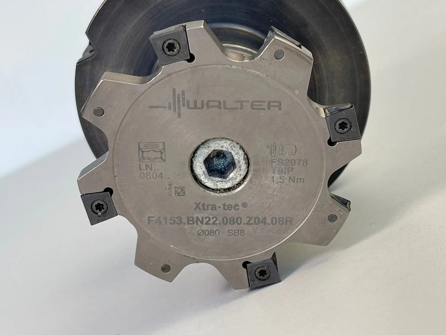 HSK 100A Walter Scheibenfräser zum Nutfräsen Ø 80 mm, 4-Schneiden, gebraucht 60451