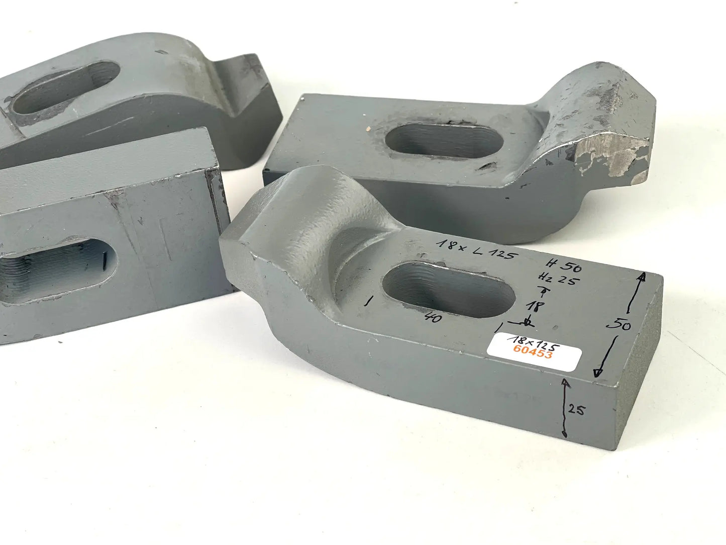 Spanneisen gekröpft 18x125 mm, amf 71068, gebraucht