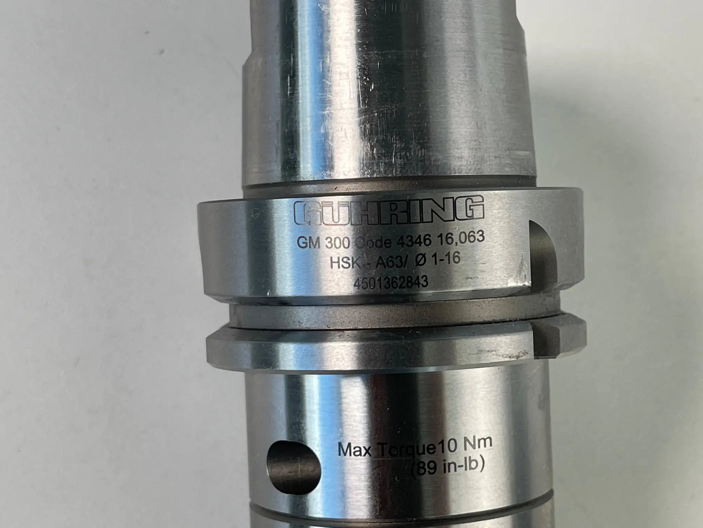NC Kurz Bohr Futter HSK 63A mit Innenkühlung, Gühring neuwertig 60467