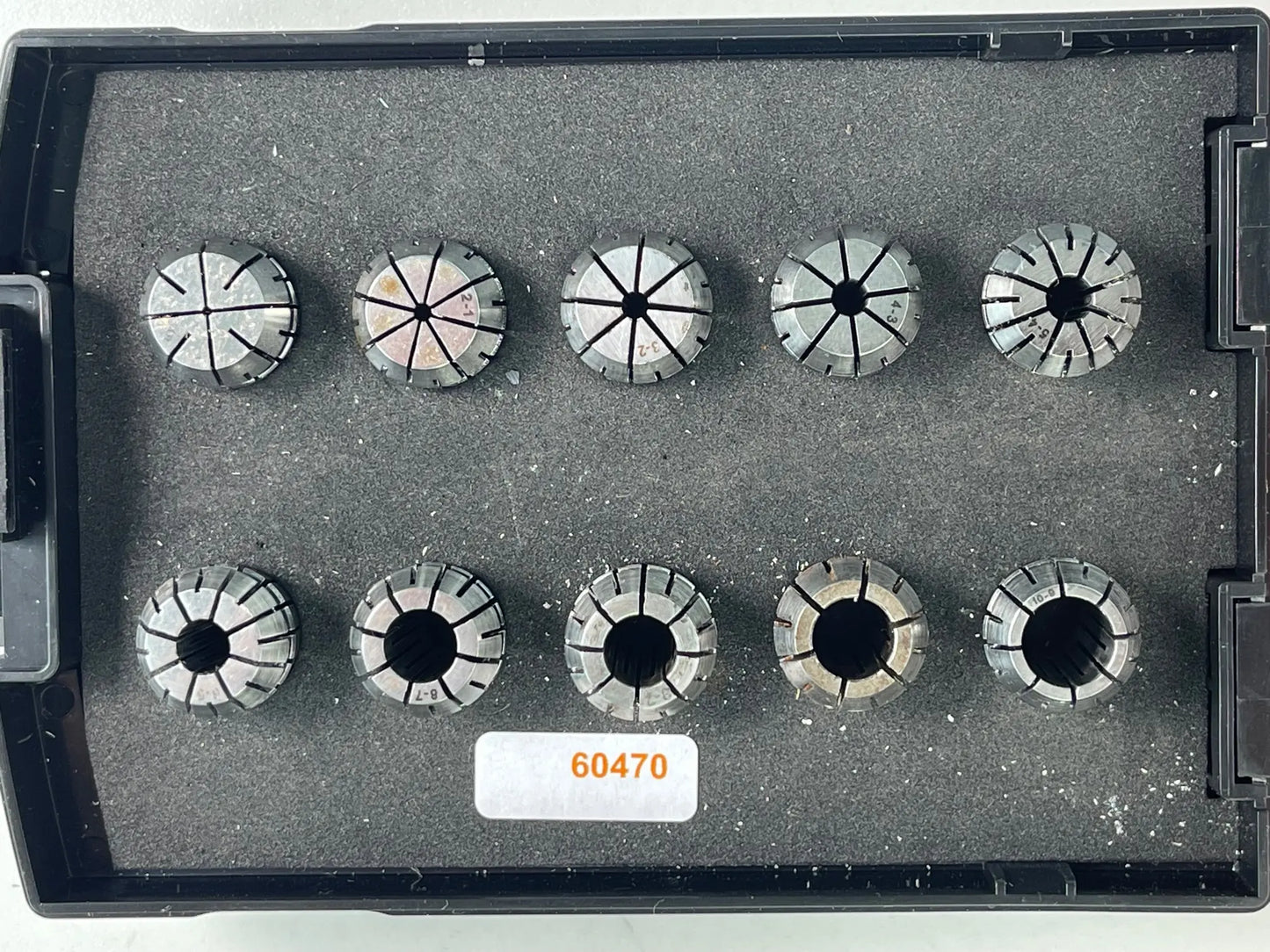 Spannzangen Satz ER 16, 1 - 10 mm, Holex # 309160, 10 tlg. gebraucht